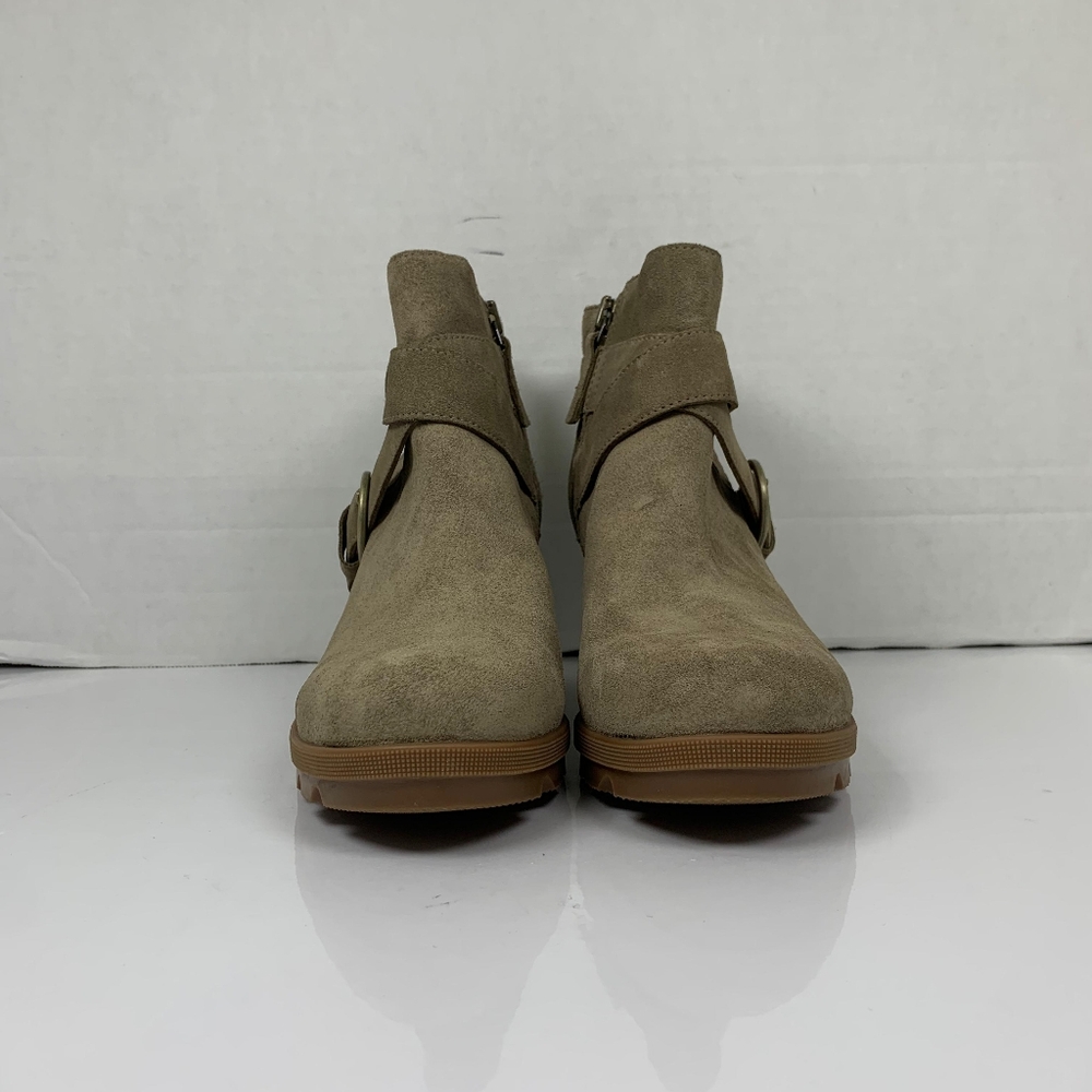 Sorel Women Joan Of Artic Wedge 11 Taupe Suede Bucket Boots Size 8.5 - Picture 10 of 10